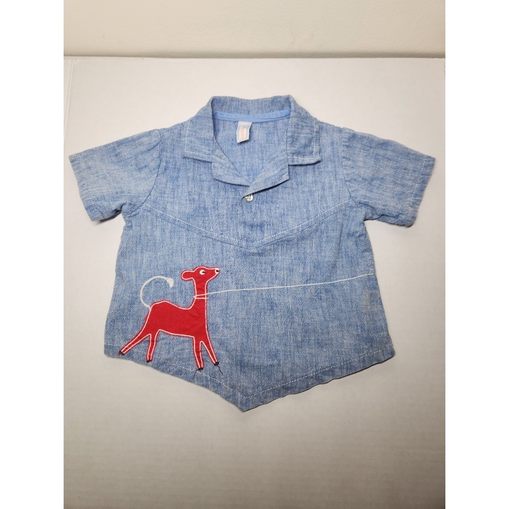 1950s Wonderalls Boys Chambray Shirt‎